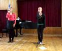 Miia Ruuskanen singing \"Because of you\"