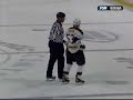 Jeremy Reich vs Steve Montador on February 21, 2008. Clip created by Adams Hockey Site.