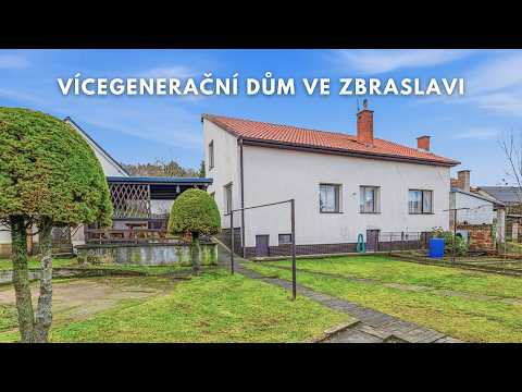 Video Vícegenerační rodinný dům s investičním potenciálem ve Zbraslavi