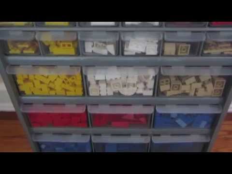 how to organize legos
