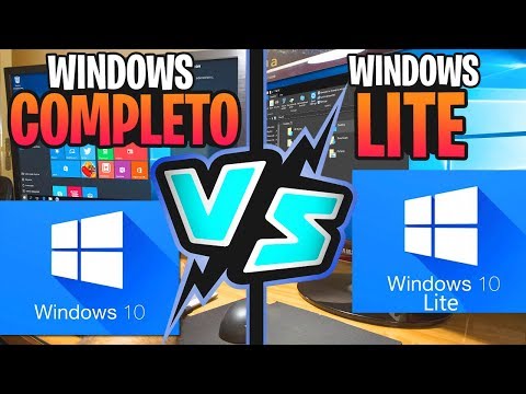Windows 10 VS Windows 10 Lite / Cual es Mejor Windows ? / MiniOS /2018