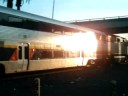Amtk 713 Leaving Stockton w/that BNSF Unit In the Lead