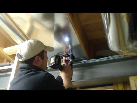 how to install air duct vent