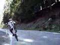 videos de Discesa Passo Manghen con mtb senza ruota e forcella.