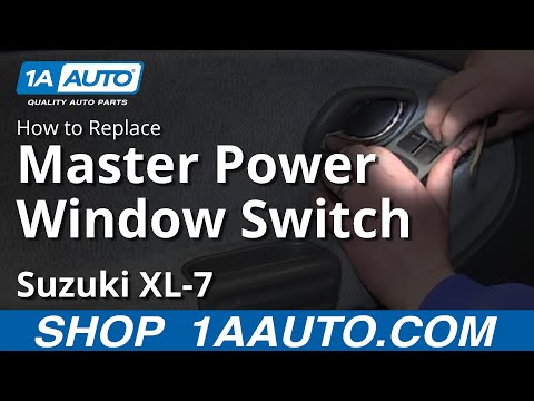 How To Install Replace Master Power Window Switch Suzuki XL-7