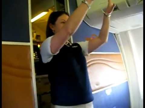 air steward - Now this is how you get people to pay attention during the in-flight safety instructions. Just Dance Flight Attendant: http://www.youtube.com/watch?v=VoE1J4m...