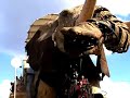 the sultan's elephant came to london, this was the fifth in the series of giant pieces of the french company royal de luxe.
