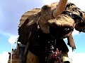 the sultan's elephant came to london, this was the fifth in the series of giant pieces of the french company royal de luxe.
