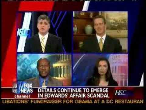 Hannity the Hypocrite is Exposed By Colmes.
