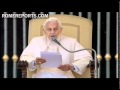 Pope reflects on the power of prayer, while thanking everyone who prays for him