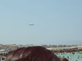 Atterraggio Windjet sulla spiaggia Magaggiari (Palermo)