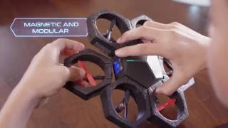 Airblock is a modular drone that transforms into a hovercraft
