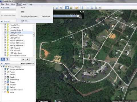 how to locate gps coordinates on google earth