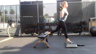 Front Foot Elevated BB Bulgarian Split Squat