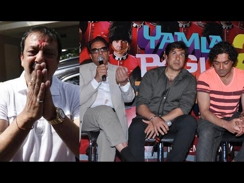 dharmendra - Dharmendra, Sunny Deol and Bobby Deol talk about the recent Supreme Court judgement on Sanjay Dutt. Dharmendra said that he felt that Dutt will come out soon...