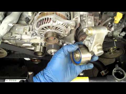 how to change impreza timing belt