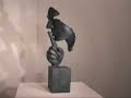 Serenity and Silence (Blue Bronze) - Contemporary Sculpture
