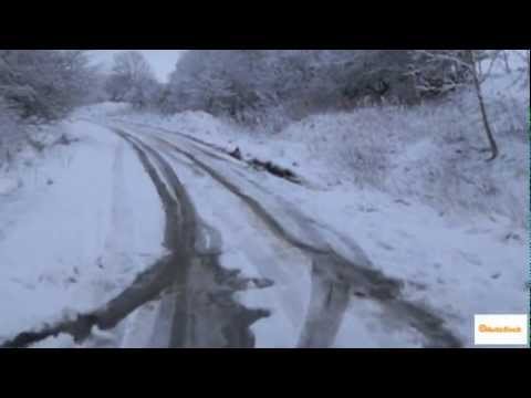 how to drive a rear wheel car in snow