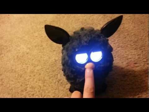 how to turn furby on