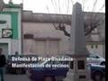 Reclamo por la Plaza Rivadavia