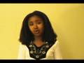 Haben Abraham singing Listen by Beyonce Knowels