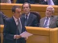ZP RECONOCE EN EL SENADO HABER CEDIDO AL CHANTAJE DE ETA