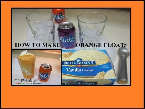 How to Make ORANGE (and GRAPE) Floats.