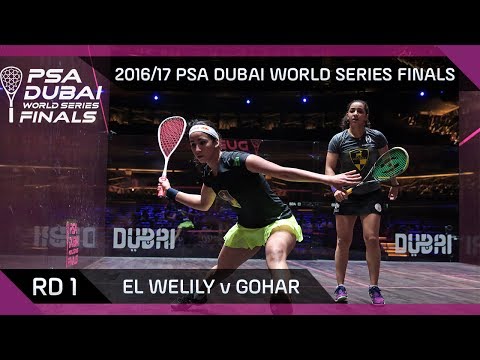 Squash: El Welily v Gohar - Rd 1 - PSA Dubai World Series Finals 2016/17