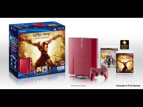 God of War Ascension Legacy Red PS3 Superslim Bundle Unboxing (True 1080p HD)