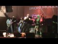 Yoga-Doc Craig Aaron singing with Iron Mullet 11/09