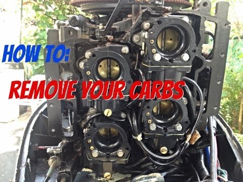 how to clean a carburetor on a johnson outboard