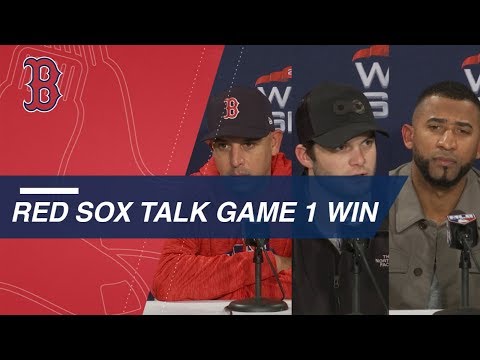 Video: Cora, Benintendi and Nunez on Red Sox's win in Game 1