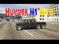 Hummer H1 6X6 для GTA 5 видео 5