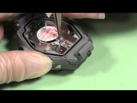 how to replace casio baby g battery