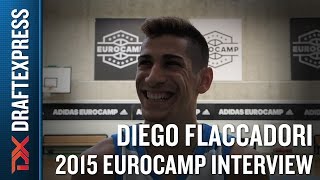 Diego Flaccadori Interview at the 2015 adidas EuroCamp
