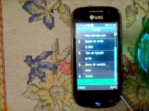 Como configurar internet no celular WEI