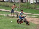 Pegando confian�a na \"Magrela\"