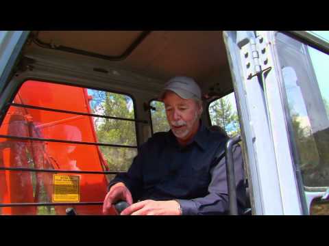 how to drive a excavator