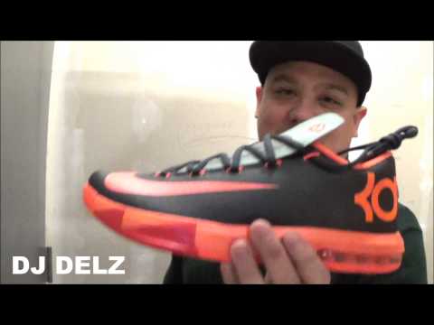 Upcoming Nike KD 6 VI Orange Black Anthracite Sneaker Review + On Feet W/ @DjDelz Dj Delz
