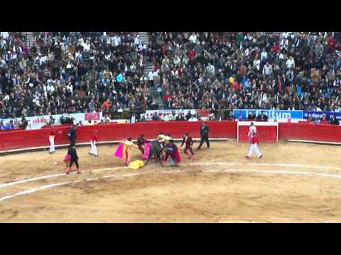 Cornada de J. P. S&aacute;nchez en La M&eacute;xico (29-01-2012)