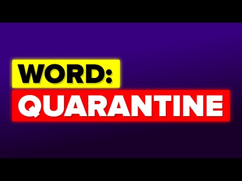 Where Does The Word 'Quarantine' ACTUALLY Come From?