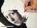 Artist recreates a masterpiece using a single pen - free flv video @ vwatch.tv
