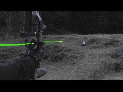 compound - The arrows used are Easton Lightspeed carbon arrows with Carbon Express Lazer Eye lighted nocks. The light streak helps to adjust the sights because it offer...