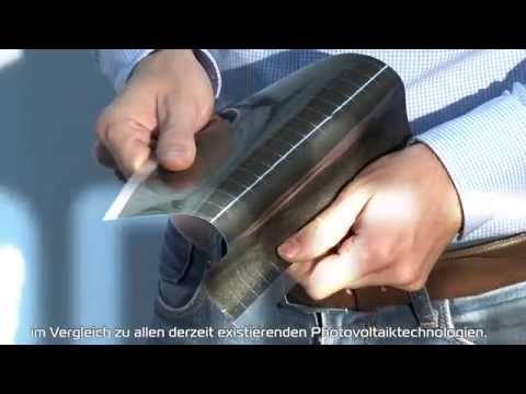 Die flexible Photovoltaikfolie - crystalsol - pilotFilm.at