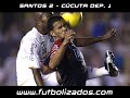 Santos 2 - Cúcuta 1. Copa Libertadores 2008.