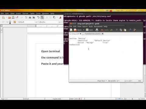 how to rebuild xorg.conf