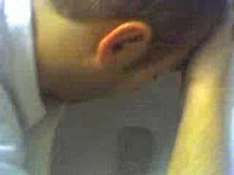 boy throwing up