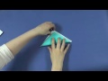 Оригами видеосхема парусника