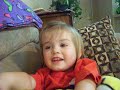 Funny two-year-old little girl talking about watching cartoons - Lilah