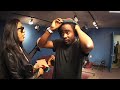 In the BET greenroom Melanie Fiona gives Wale some help with how to rock his hat. This is teaser #1 from 